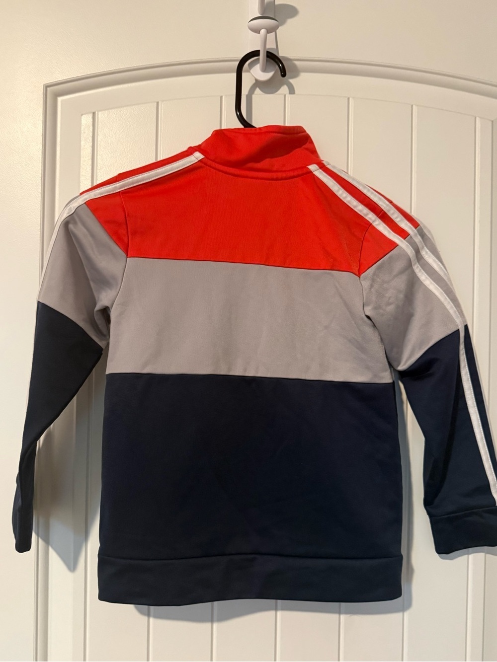 Adidas Kids Colorblock Full Zip Track Jacket Size 6 - Picture 2 of 3